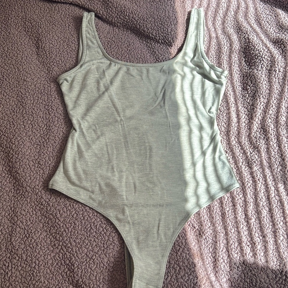 Lulus grey bodysuit!